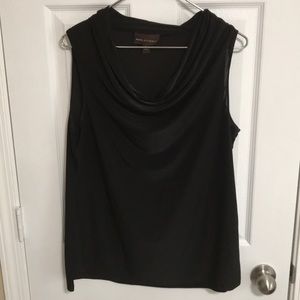 Dana Buchman black cowl top